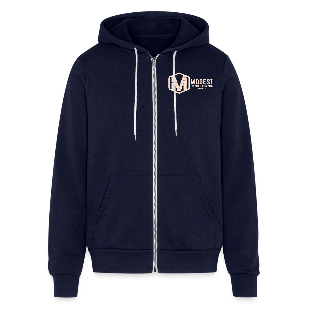 ModBot Zip-Up Hoodie - navy