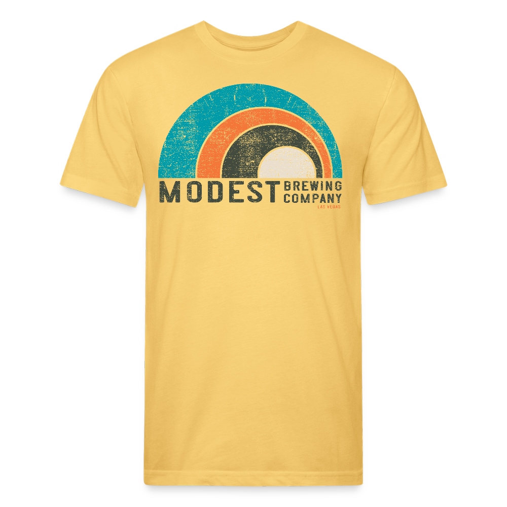 Throwback T - pastel yellow