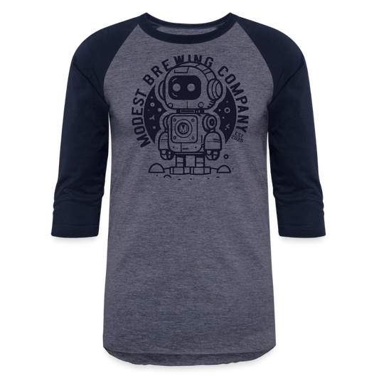MODEST - BOT BASEBALL T - heather blue/navy