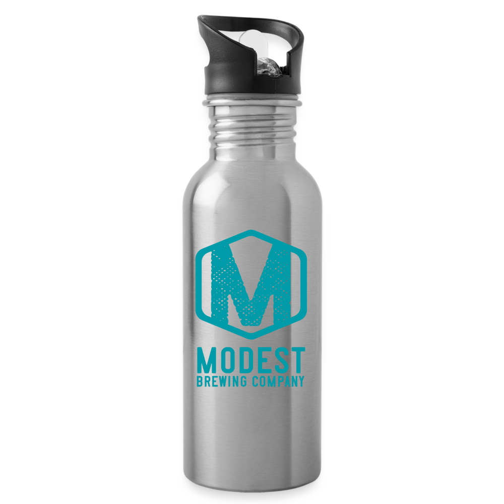 Modest Water Bottle - 20oz - silver