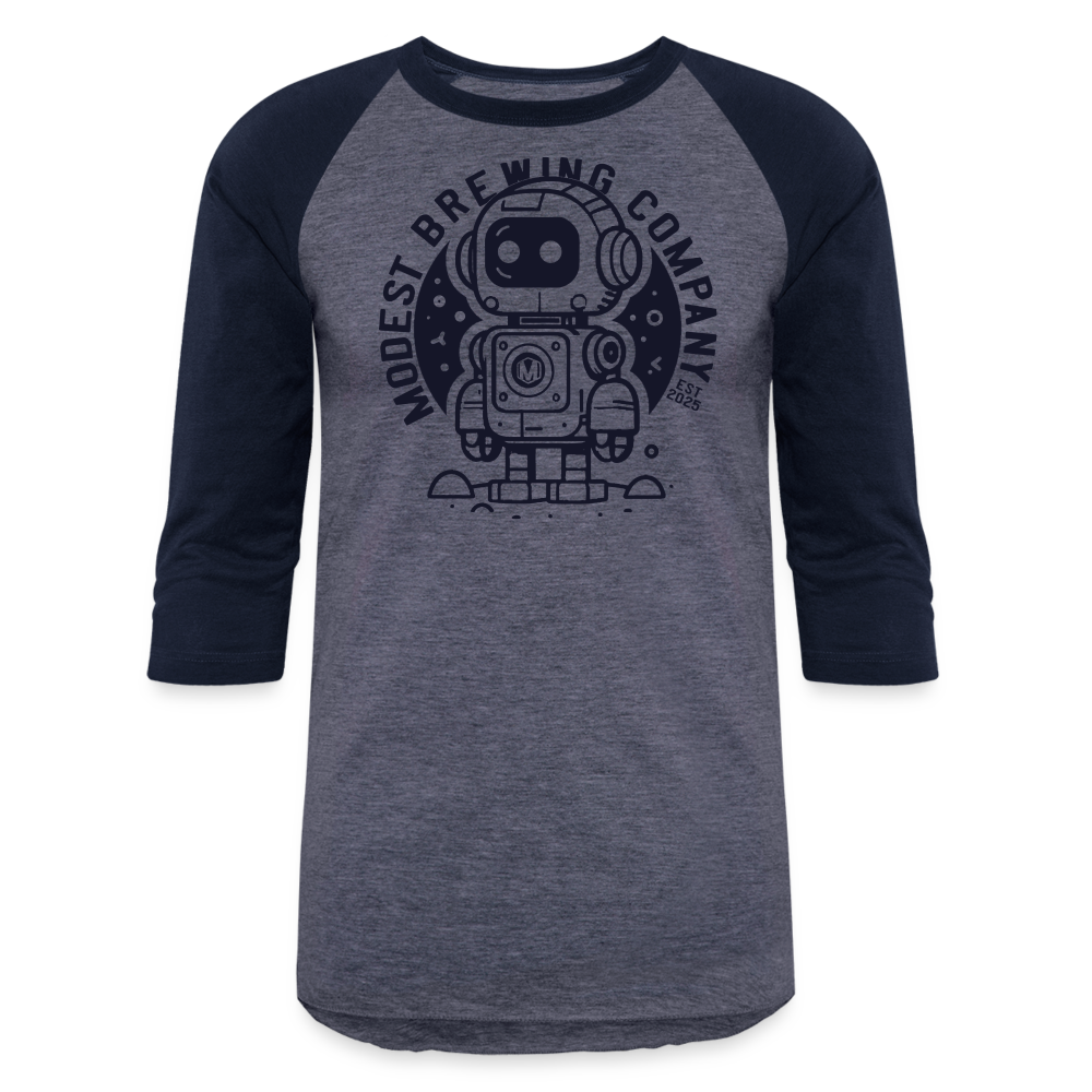 MODEST - BOT BASEBALL T - heather blue/navy