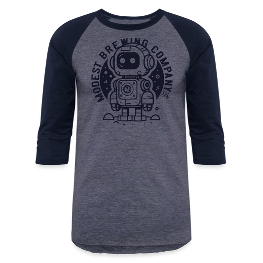 MODEST - BOT BASEBALL T - heather blue/navy